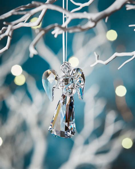 swarovski angel ornament|crystal angel christmas tree ornaments.